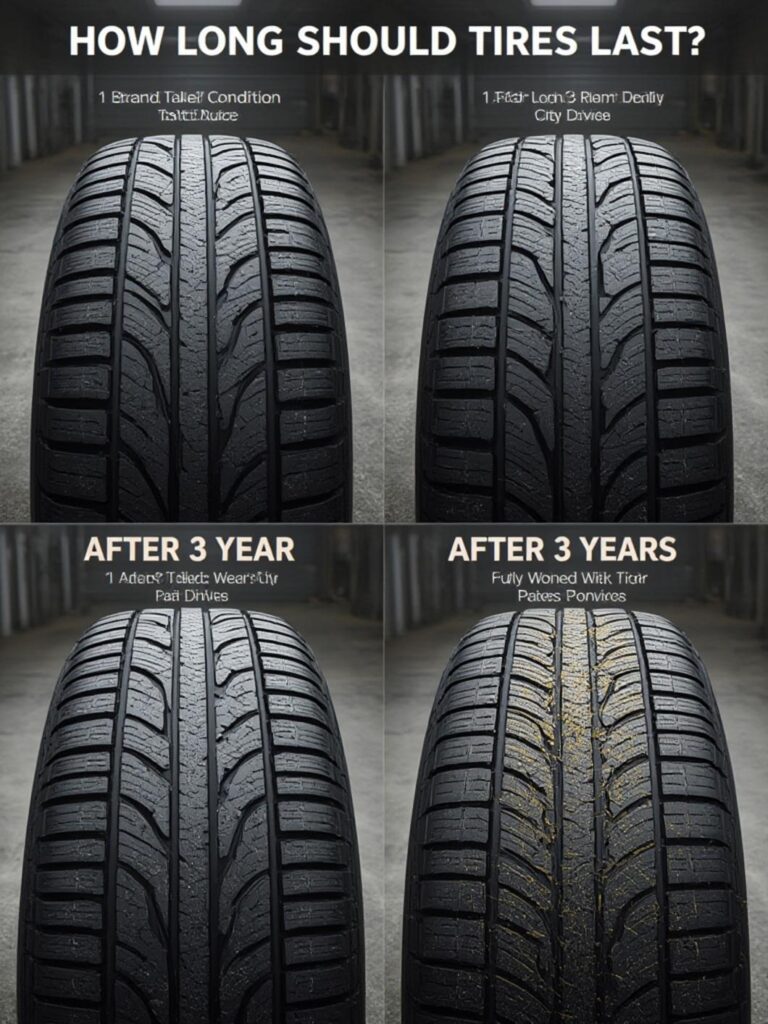 how long should tires last Steps
