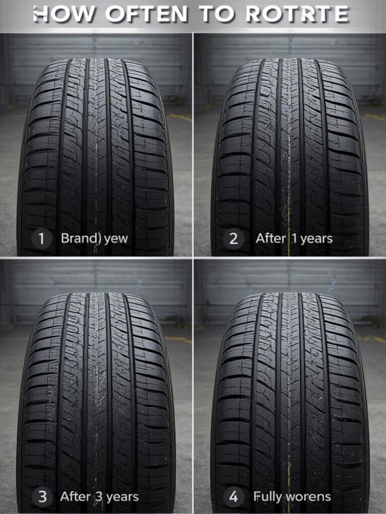 how often to rotate tires Steps