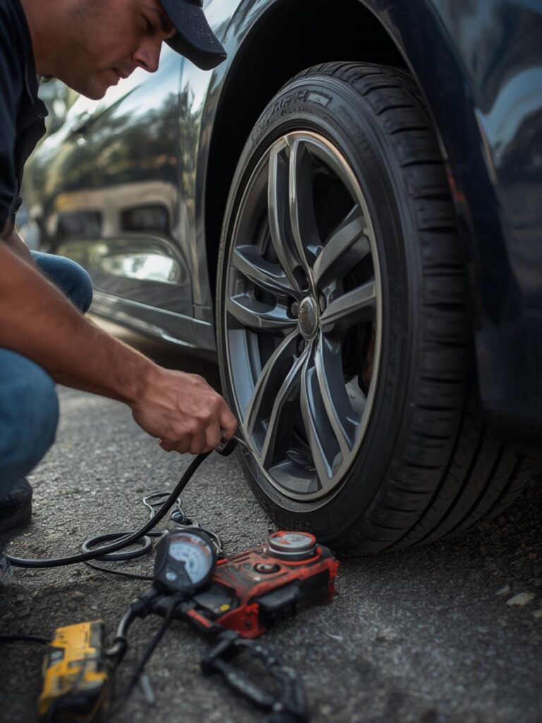 low tire pressure light planting