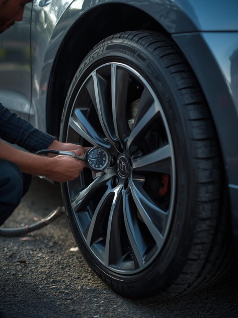 tyre pressure monitor light planting