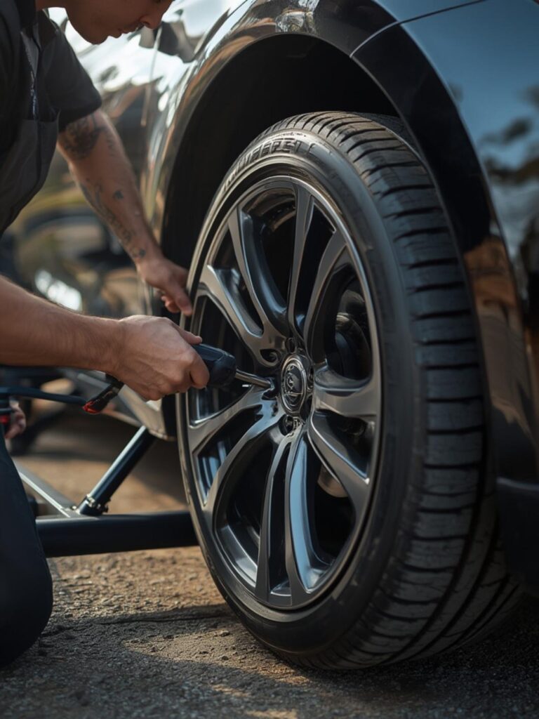 tire tool bar planting