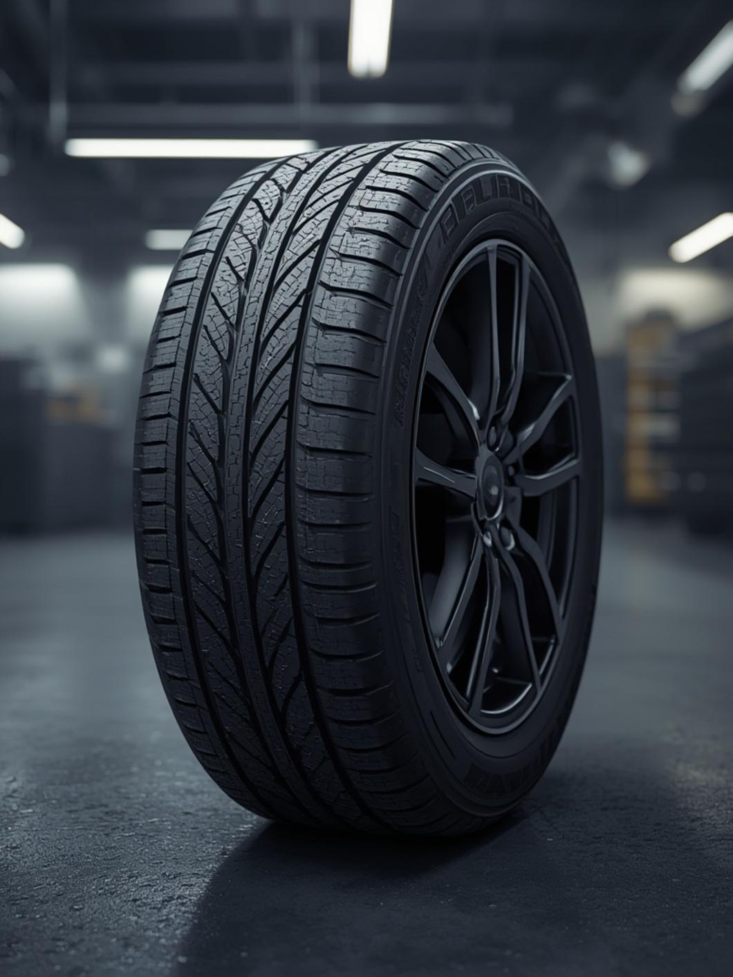 changing a flat tire