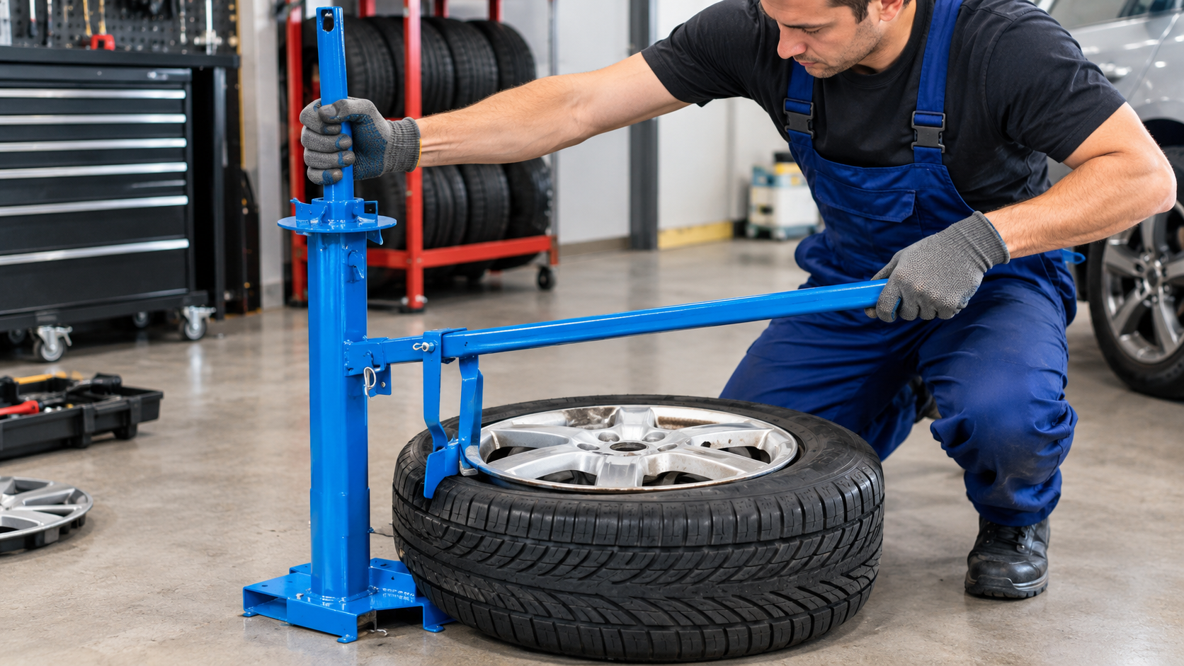 manual tire changer